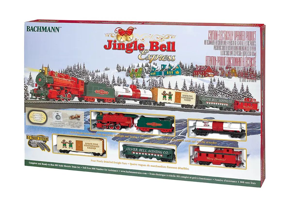 Bachmann Train 724 HO Jingle Bell Express Steam Freight Set/0-6-0