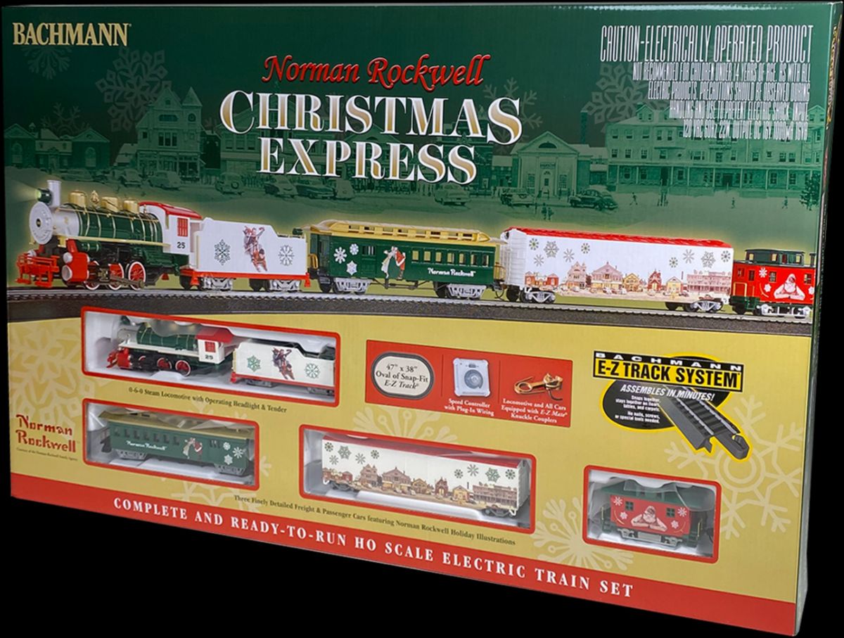Bachmann Train 774 HO Norman Rockwell Christmas Express Set/0-6-0Back in Stock