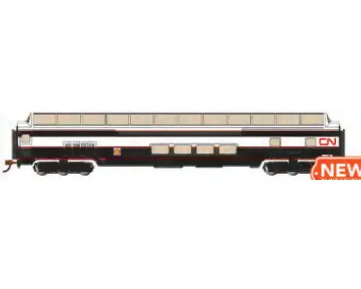 Bachmann Train 13012 HO Dome Car CN #119 Business Train Interior Ligh