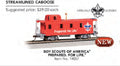 Bachmann Train 14007 HO Off-Set Cupola Caboose BSA-Prepared For Life