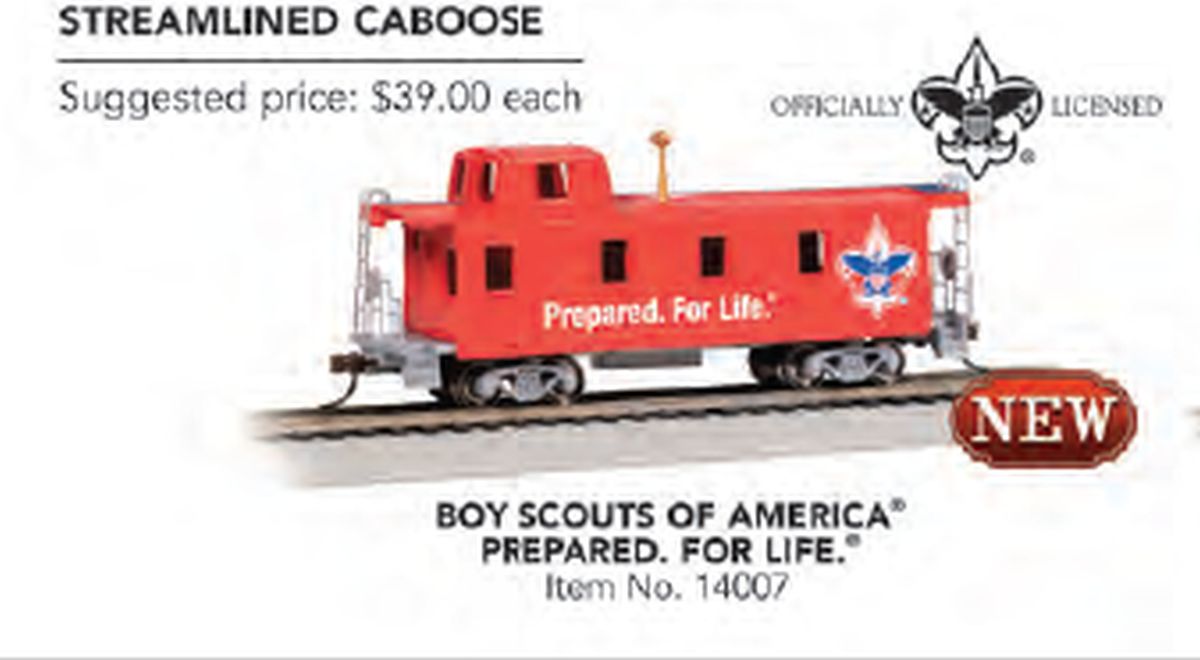 Bachmann Train 14007 HO Off-Set Cupola Caboose BSA-Prepared For Life