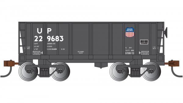 Bachmann Train 18613 HO Ore Car UP #229683 (Shield Logo)