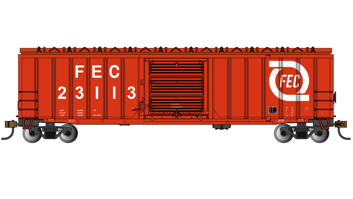 Bachmann Train 19673 N 50 Boxcar FEC #23113