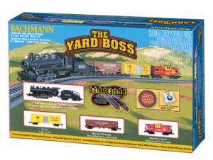 Bachmann Train 24014 N Yard Boss SF Steam Freight Set/0-6-0