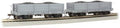 Bachmann Train 26533 On30 18 Low Side Gondola 2pk USA #100701 & 101222/gry