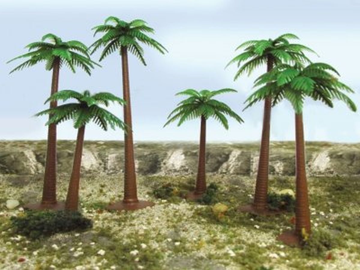 Bachmann Train 32015 Palm Trees 4 6/6pc