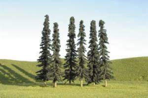 Bachmann Train 32103 Conifer Trees 3 -4 /9pc