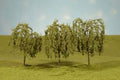 Bachmann Train 32114 Willow Trees 2 -2.5 /4pc