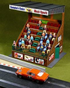 Bachmann Train 39205 Slot Car Retro Grandstand Laser-Cut Kit