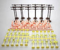 Bachmann Train 42104 HO Layout Accessories Assortment