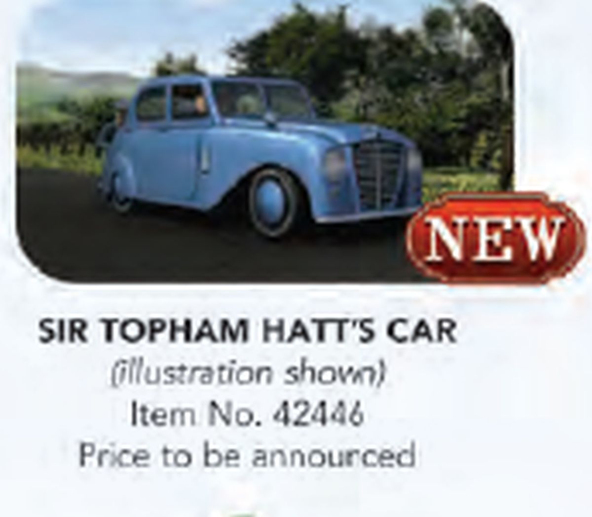 Bachmann Train 42446 HO TTT Sir Topham Hatts Car