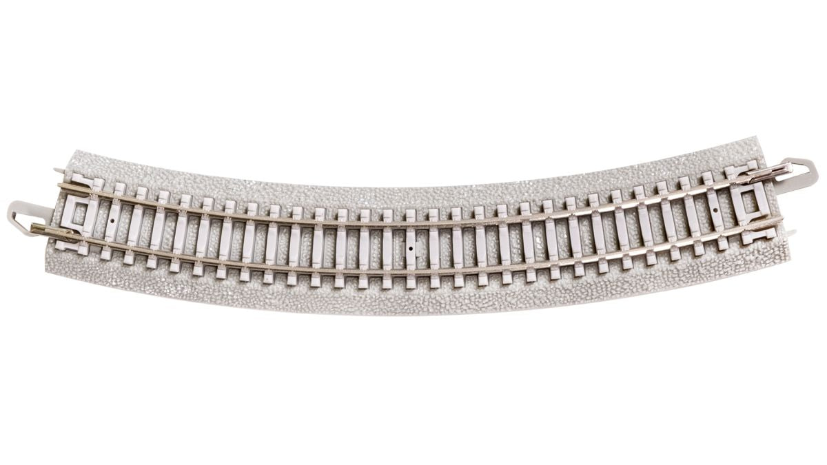 Bachmann Train 44001 N Concrete Ties 11.25 Radius Curved Track (6/Card)