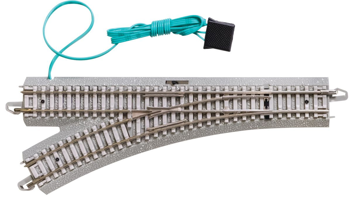 Bachmann Train 44061 N Concrete Ties Remote Turnout Left (1/Card)