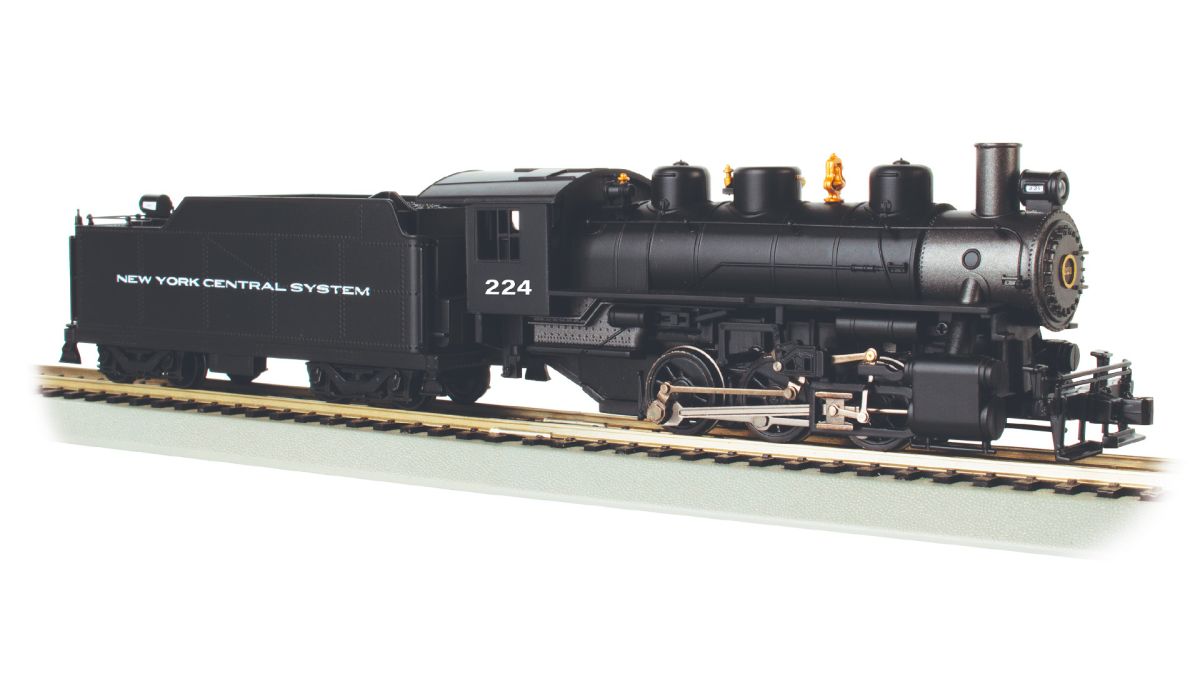 Bachmann Train 50408 HO 0-6-0 Steam Loco w/Tender NYC #224 w/Smoke