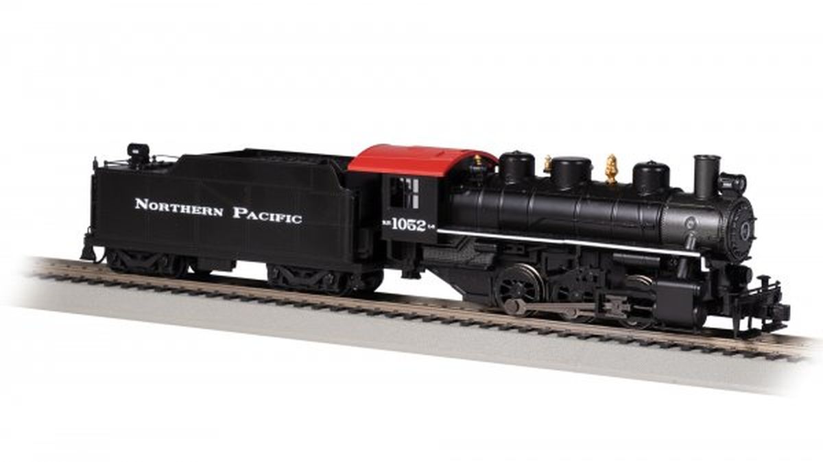 Bachmann Train 50411 HO 0-6-0 Steam Loco w/Tender NP #1052 w/Smoke
