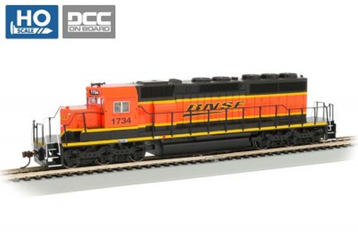 Bachmann Train 60916 HO SD40-2 Diesel BNSF #1734/DCC