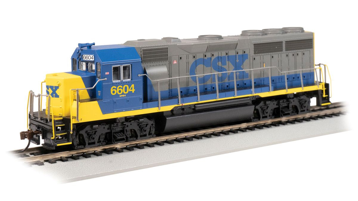 Bachmann Train 63542 HO GP40 CSX #6604 (Bright Future) DCC Ready