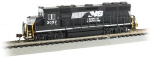 Bachmann Train 66355 N GP40 Diesel NS #3057/DCC Sound
