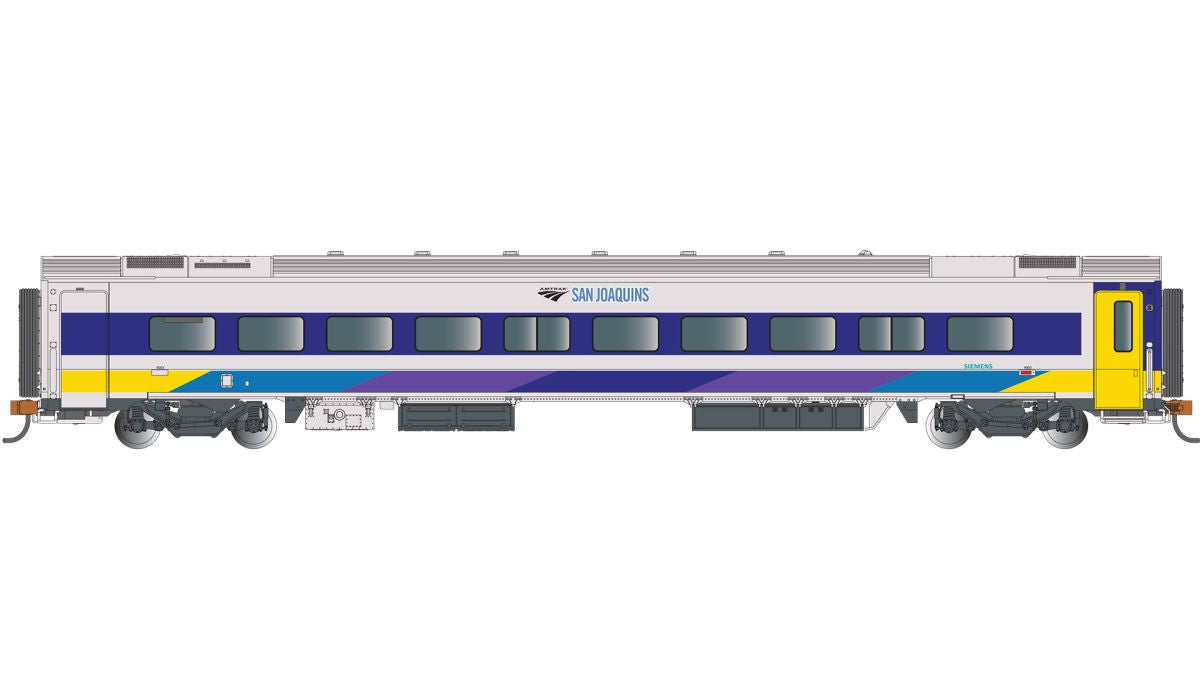Bachmann Train 74514 HO Venture Car Amtrak San Joaquins Coach #9003 Interior Ligh