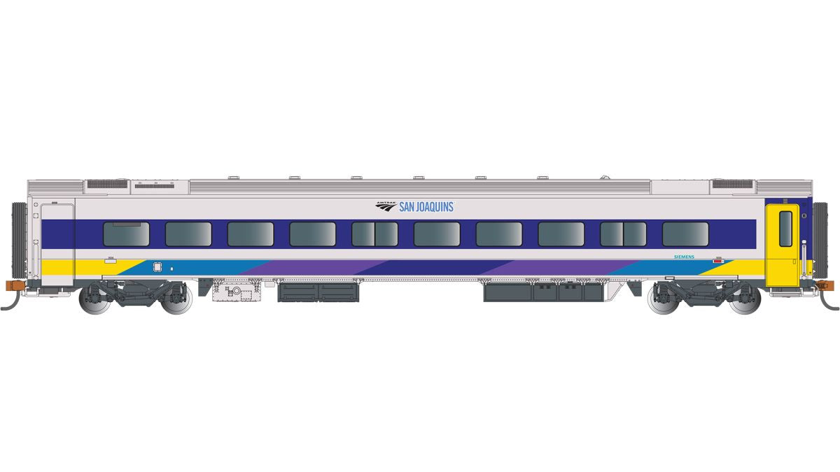 Bachmann Train 74516 HO Venture Car Amtrak San Joaquins Coach #9006 Interior Ligh
