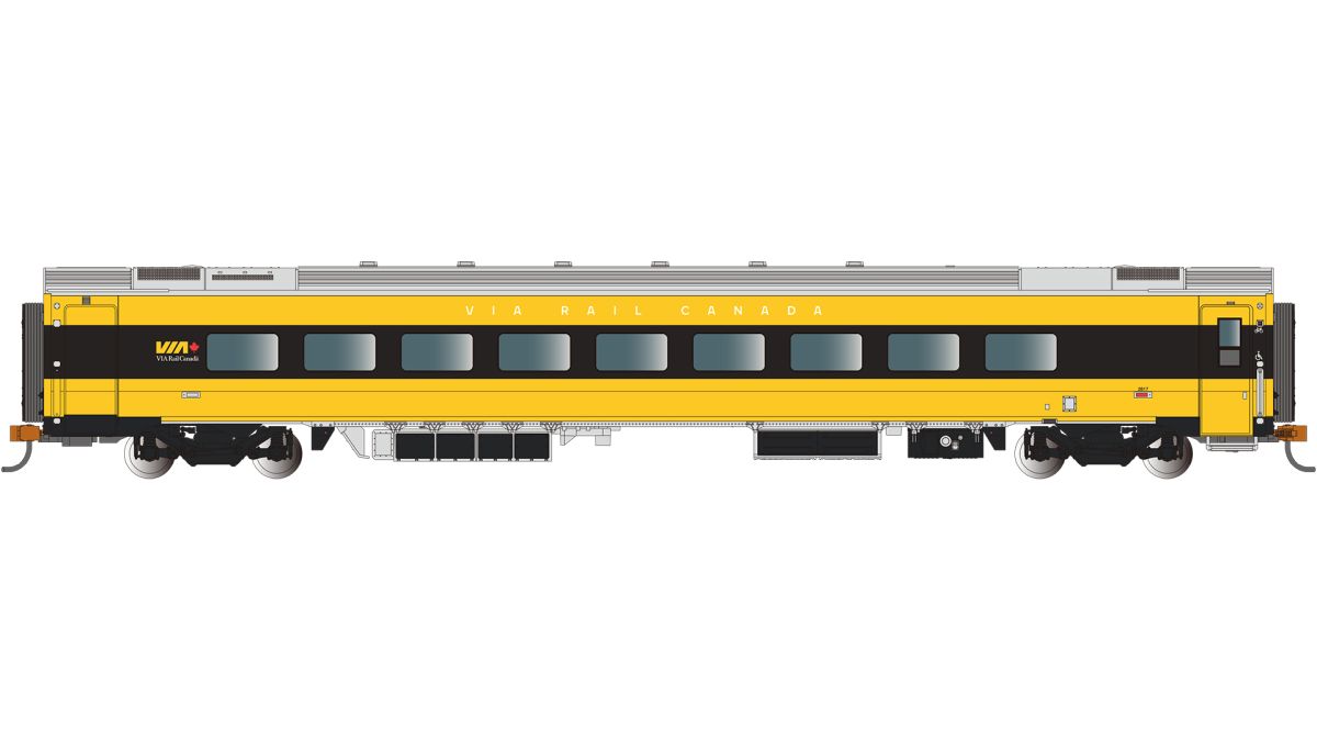 Bachmann Train 74518 HO Venture Car VIA Canada Coach #2817 Lumi Interior Ligh