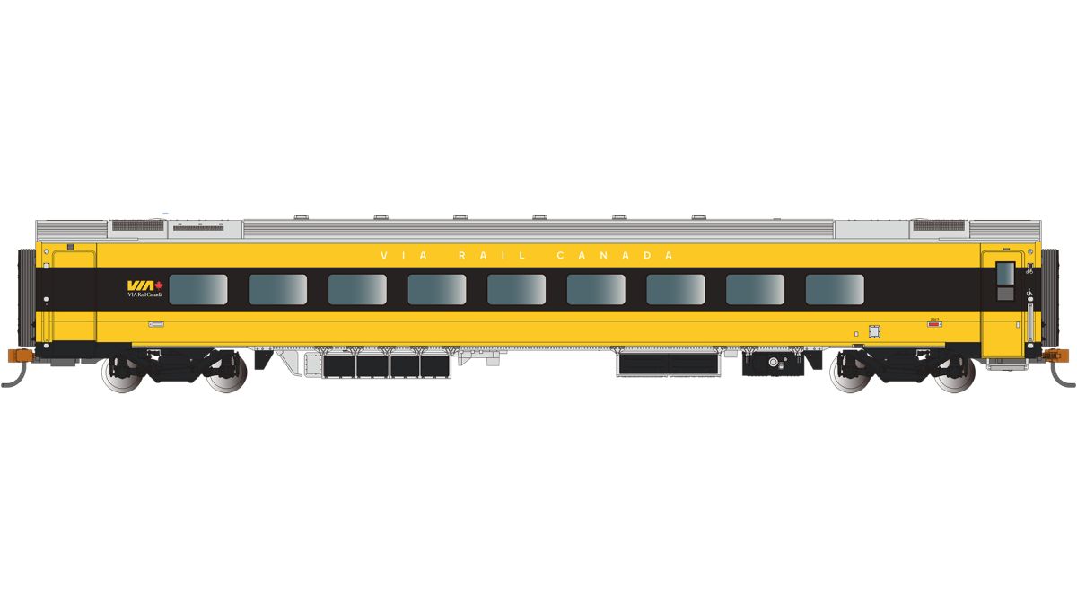 Bachmann Train 74519 HO Venture Car VIA Canada Coach #2917 Lumi Interior Ligh