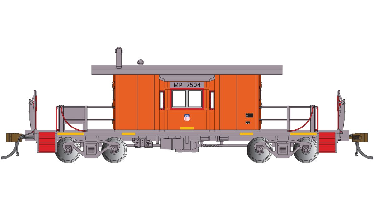 Bachmann Train 76406 HO Bay Window Tranfer Caboose UP Mp #7504 Mow