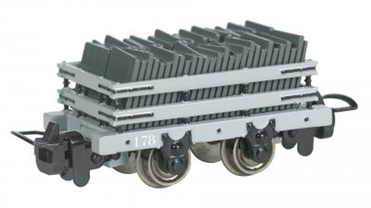 Bachmann Train 77307 HO TTT Narrow Gauge Slate Wagon #178 w/Load