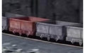 Bachmann Train 77309 HO TTT Narrow Gauge Gondola/Dk.Gray (Runs on N Track)