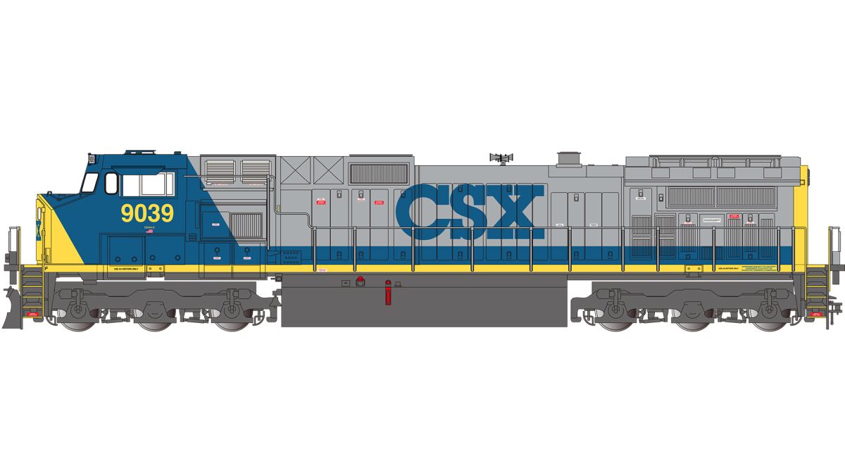 Bachmann Train 90923 G Dash-9 Diesel Csx #9039 (Bright Future)
