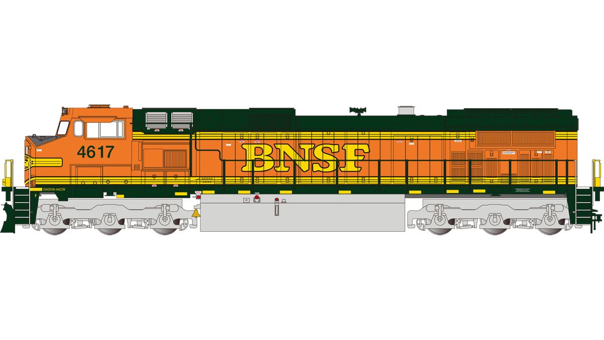 Bachmann Train 90926 G Dash-9 Diesel Bnsf #4617 (Heritage Ii)