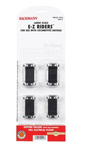 Bachmann Train 92423 G E-Z Riders w/Ball-Bearing Rollers/4pk