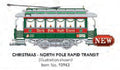 Bachmann Train 93943 G Streetcar Christmas North Pole Rapid Transit #12