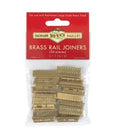 Bachmann Train 94657 G Brass Rail Joiners/24pc