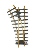 Bachmann Train 94659 G #1100 Brass LH Turnout