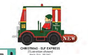 Bachmann Train 96260 G Christmas Elf Express Speeder