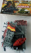 Billy V Figures 41040 Small Attack Set 25/pc/approx Jeep Sandbags Barbwire