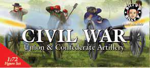 Billy V Figures 690 1/72 Civil War Artillery