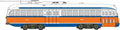 Bowser Train 12908 HO Trolley Phila Gulf Oil #2243 ex-Toronto w/DCC & Sound