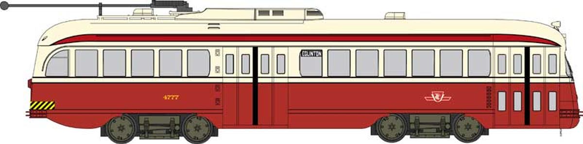 Bowser Train 12910 HO Trolley Toronto #4777