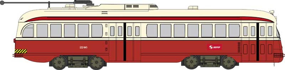 Bowser Train 12921 HO Trolley SEPTA (ex-Toronto) 2245
