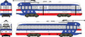 Bowser Train 12925 HO Trolley BiCentennial Penna #2251