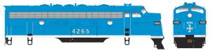 Bowser Train 24028 HO F7A Diesel B&M #4265