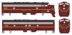 Bowser Train 24056 HO F7A Diesel LV #562