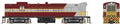 Bowser Train 24082 HO DRS 4-4-1000 Diesel CP #8002/gry&maroon