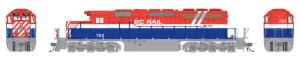 Bowser Train 24130 HO SD40-2 Diesel BCR #763/red/wht/blu