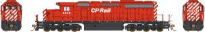 Bowser Train 24146 HO SD40-2 Diesel CP Rail #6046/no multi mark