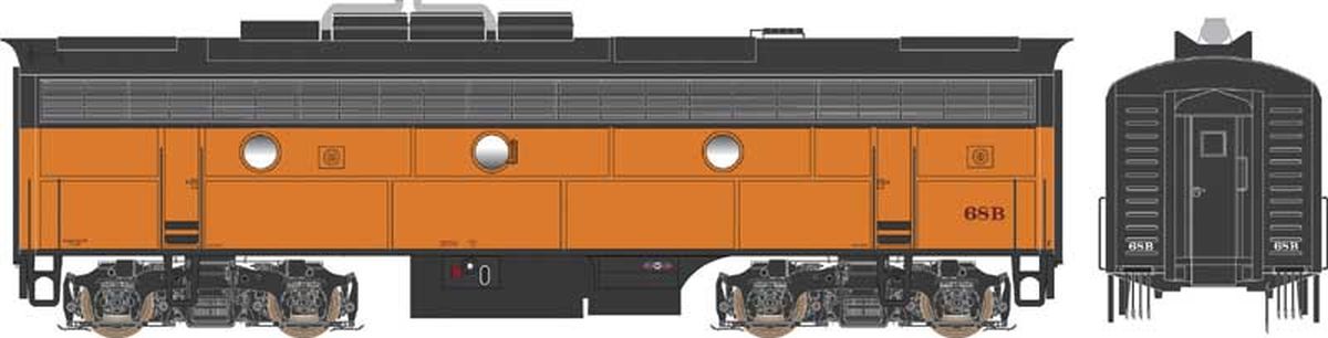 Bowser Train 24605 HO F-7B Milw Rd #68B w/spark arstr