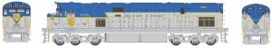 Bowser Train 24711 HO C628 Diesel D&H #601/Large Shield