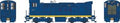 Bowser Train 24779 HO DS 4-4-1000 Diesel CNJ #9230